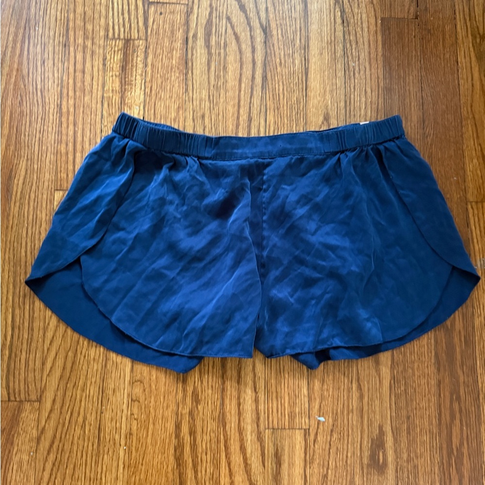 Lunya Navy Tulip Shorts Silk- XL